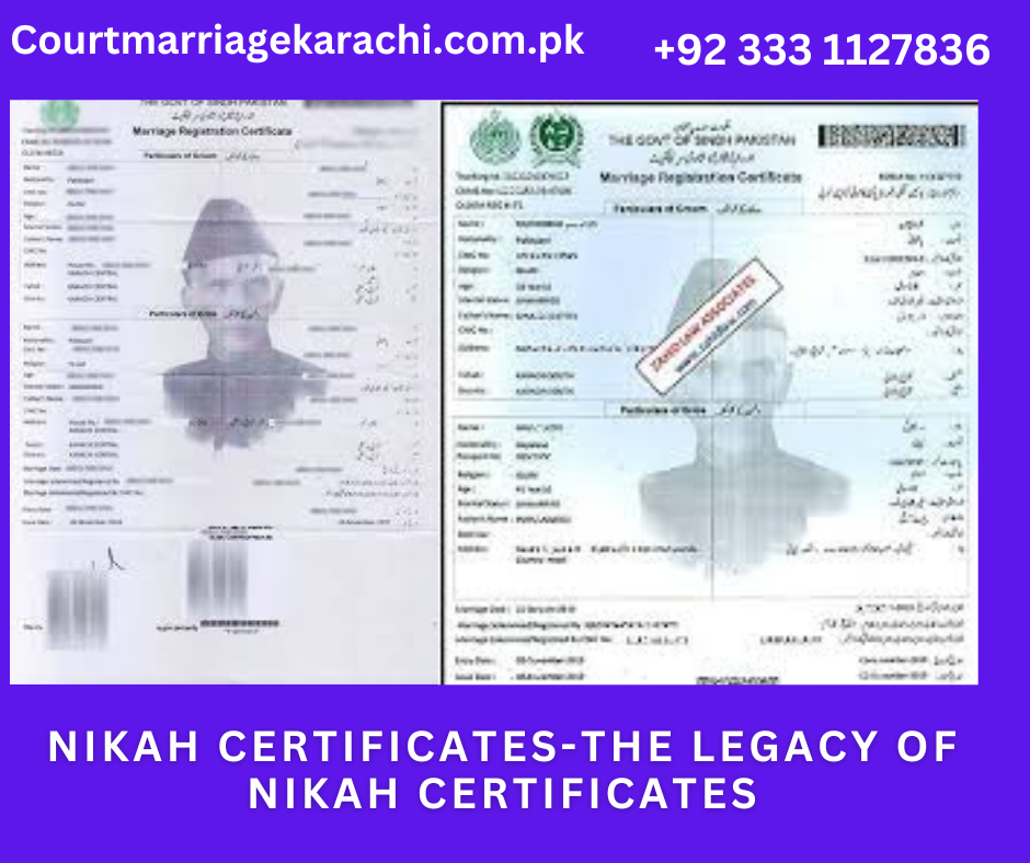 Nikah Certificates Pakistan