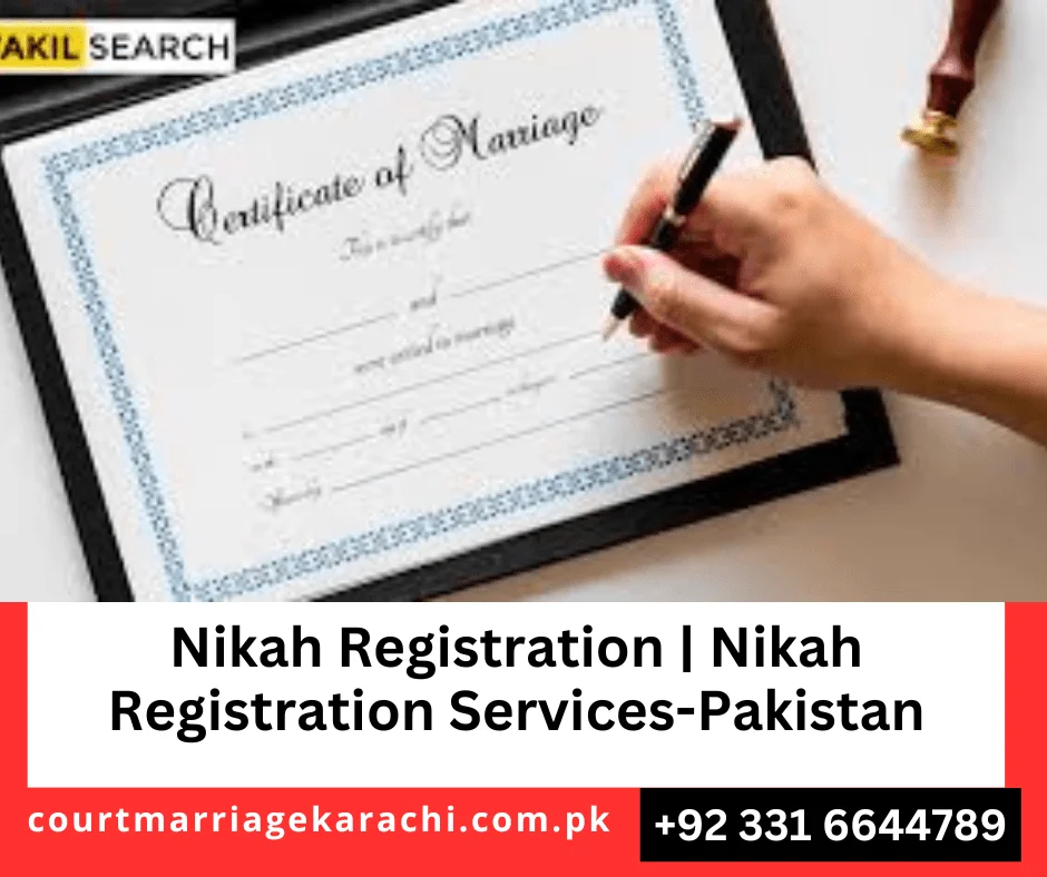 Nikah Registration, Nikah Registration Services