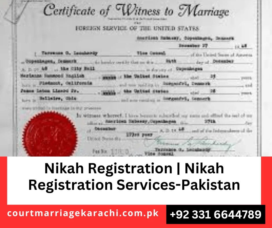 Nikah Registration, Nikah Registration Services