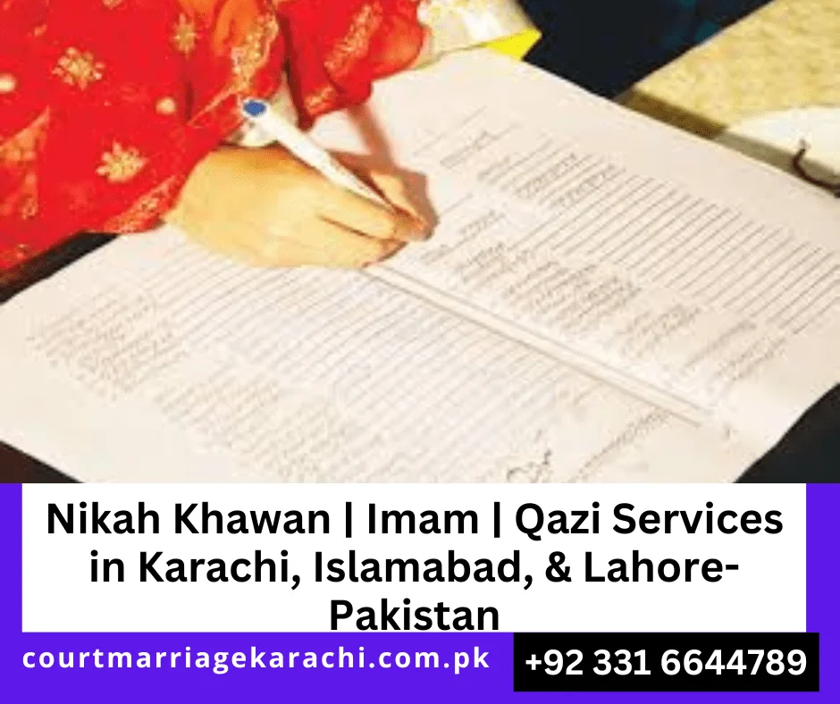 Nikah Khawan Services, Karachi, Islamabad,