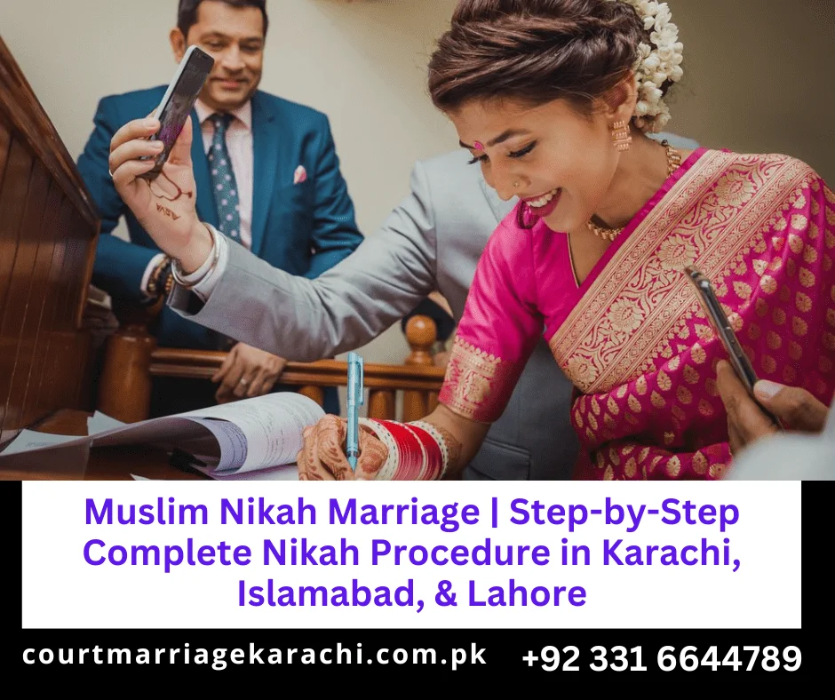 Muslim Nikah Marriage, Nikah Procedure in Karachi, Islamabad, and Lahore